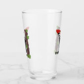 Cue grappige illustratie van de cartoon van pileaa glas (Links)