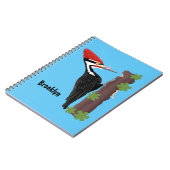 Cue grappige illustratie van de cartoon van pileaa notitieboek (Linkerzijde)