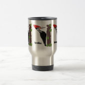 Cue grappige illustratie van de cartoon van pileaa reisbeker (Center)