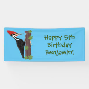 Cue grappige illustratie van de cartoon van pileaa spandoek