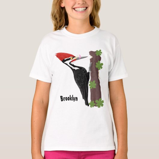 Cue grappige illustratie van de cartoon van pileaa t-shirt (Voorkant)