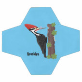 Cue grappige illustratie van de cartoon van pileaa voetbal (Enkel)