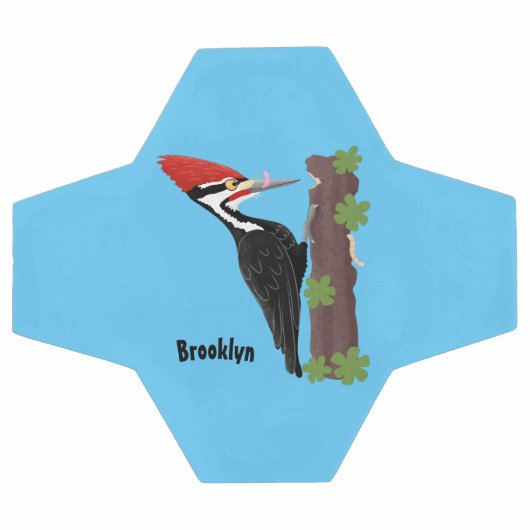 Cue grappige illustratie van de cartoon van pileaa voetbal (Enkel)