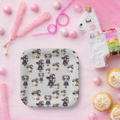 Cue Halloween Papieren Bordje (Feest)