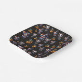 Cue Halloween Papieren Bordje (Gebogen)