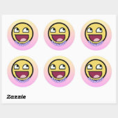 Cue happy emoji sticker (Vel)