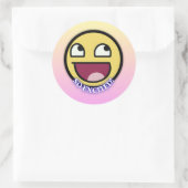 Cue happy emoji sticker (Tas)