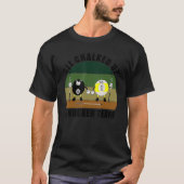 Cue Sports Pool Billiards Team All Chalked Up Snoo T-shirt (Voorkant)