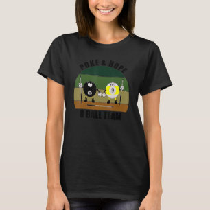 Cue Sports Pool Billiards Team Poke & Hope 8 Ball T-shirt