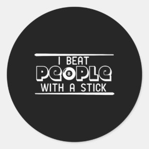 Cue Stick Snooker Bar Tafelbiljart Rack Chalk P Ronde Sticker