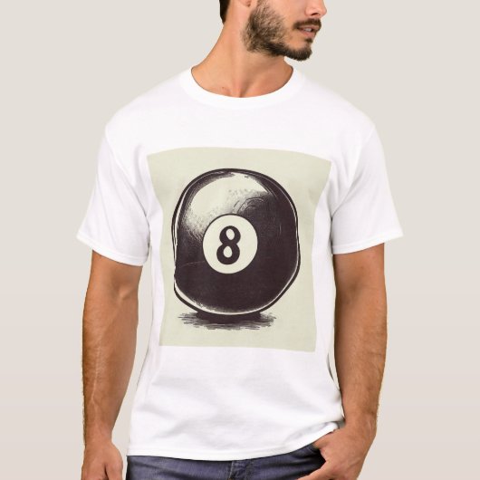 Cue-t Eight Ball T-shirt (Voorkant)