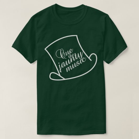 Cue the Jaunty Music Gentleman Jack Top Hat White (Design voorkant)