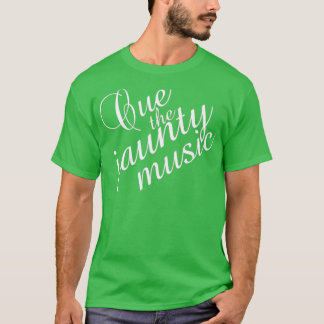 Cue the Jaunty Music Gentleman Jack White Typograp T-shirt