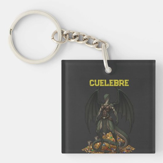 Cuelebre Mythic Dragon - Treasure Guardian Sleutelhanger (voorkant)