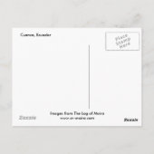 Cuenca, Ecuador Briefkaart (Achterkant)