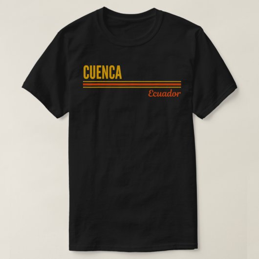 Cuenca Ecuador -> Cuenca (Ecuador) is niet nodig, T-shirt (Design voorkant)