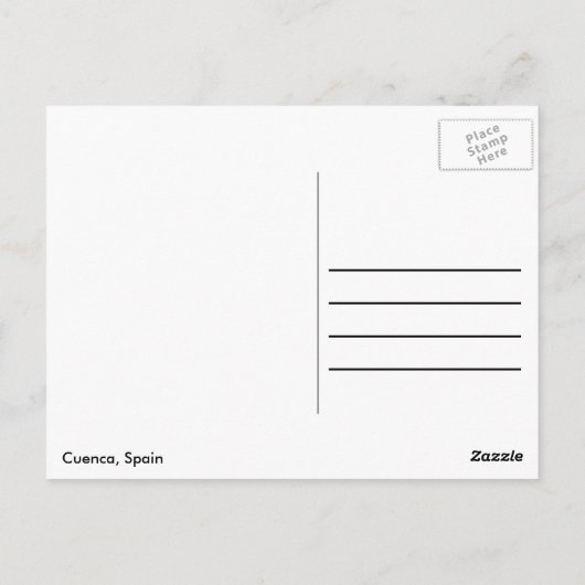 Cuenca Spain Postcard Briefkaart (Achterkant)