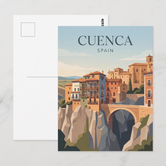 Cuenca Spanje Briefkaart (Voorkant / Achterkant)
