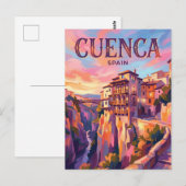 Cuenca Spanje Briefkaart (Voorkant / Achterkant)
