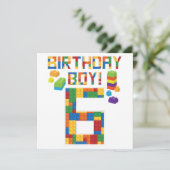 Cuene 6th Birthday Gift 6 Years Old Block Building (Staand voorkant)