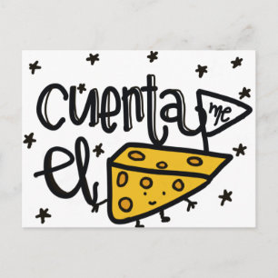 Cuenta me el queso.t briefkaart