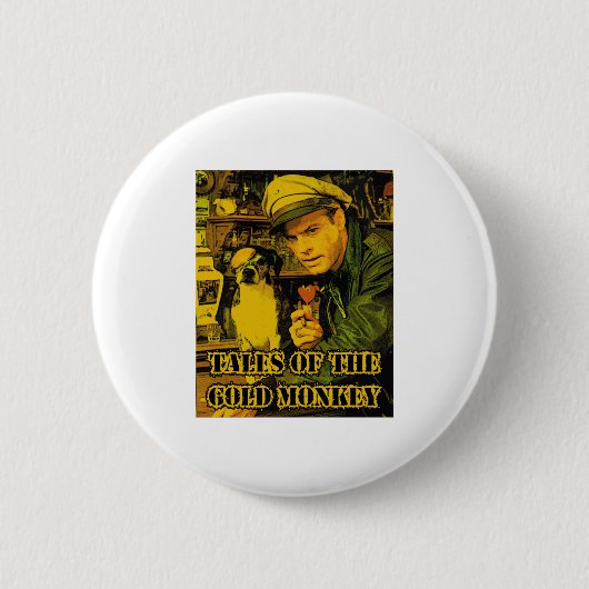 cuentos del mono de oro ronde button 5,7 cm (Voorkant)