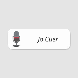 Cuer Naambadge Naamplaatje