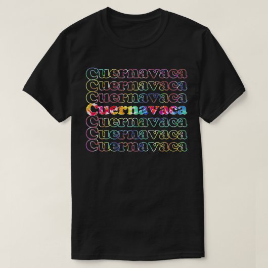 Cuernavaca Meico Tie Dye T-shirt (Design voorkant)