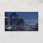 Cuernos Mountains, Patagonia, Argentinië Visitekaartje (Achterkant)