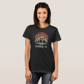 Cuero Texas Mountain Sunset T-shirt (Voorkant volledig)