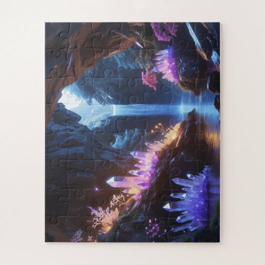 Cueva de Cristal con Cascada Mágica Legpuzzel (Verticaal)