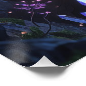 Cueva de cristal con cascada mágica perfect poster (Hoek)