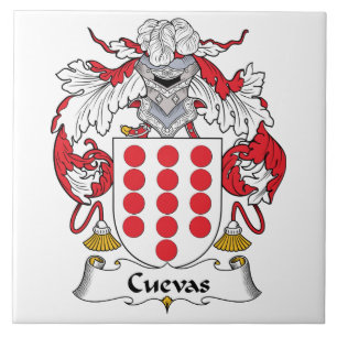 Cuevas Family Crest Tegeltje