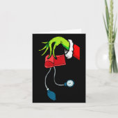 Cuff em Er Rn Icu Nurse Christmas Holiday Party Ho Kaart (Voorkant)