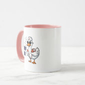 Cuff 'Em Goose Nurse Funny Silly Goose Nurse Mok (Voorkant links)