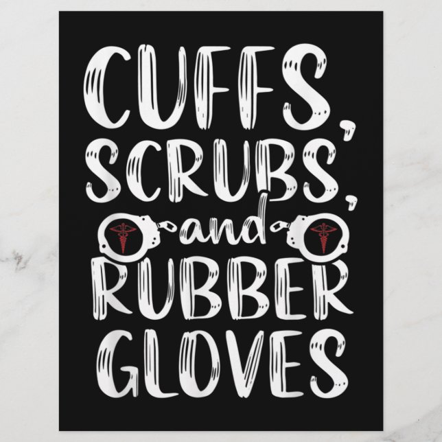 Cuffs Correctional Nurse RN Prison Nursing Medical Briefhoofd (Voorkant)