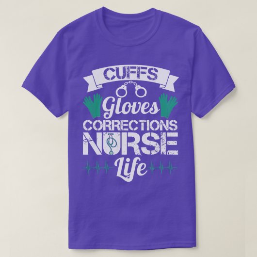 Cuffs Ghandschoenen Correcties Zuster Life T-shirt (Design voorkant)