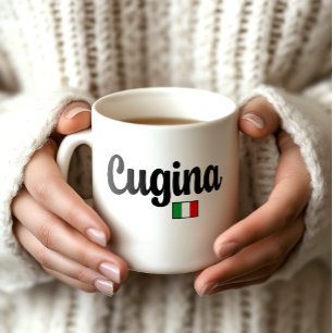 Cugina Italiaanse Vlag Mok