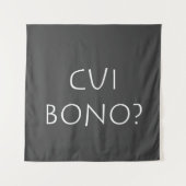 Cui bono wandkleed (Voorkant)