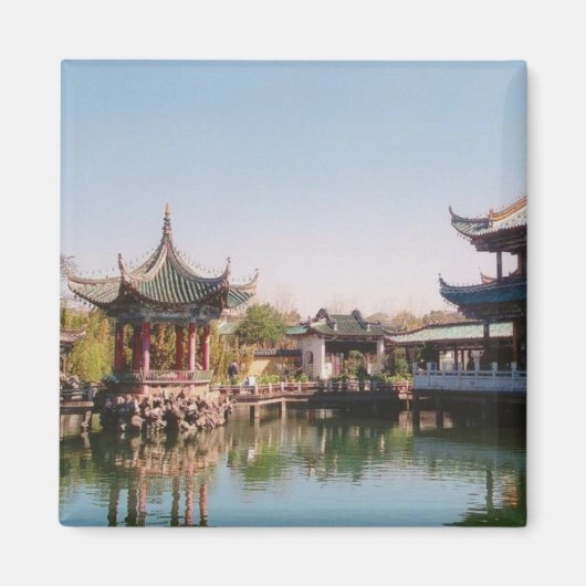 Cui Hu Qiu Bo in de stad Kun Ming Magneet (Voorkant)