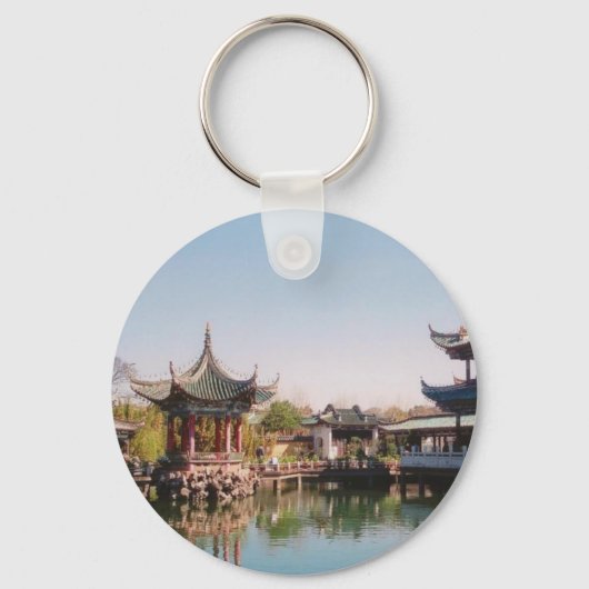 Cui Hu Qiu Bo in de stad Kun Ming Sleutelhanger (Voorkant)