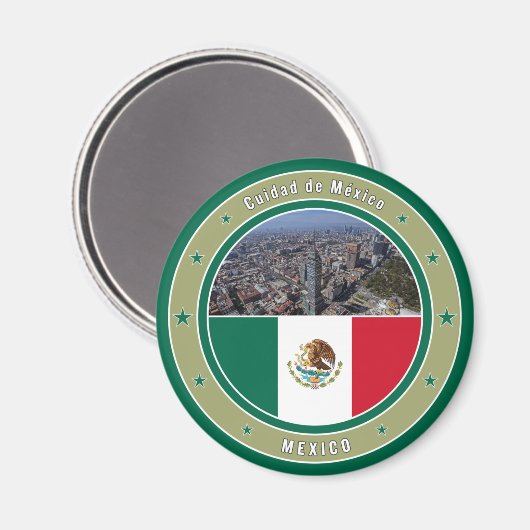 Cuidad de Mexico Magneet (Voorkant / Achterkant)