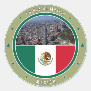 Cuidad de Mexico Ronde Sticker