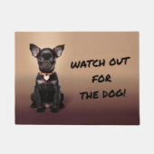 ¡Cuidado con el perro! / Beware of the dog! Deurmat (Voorkant)