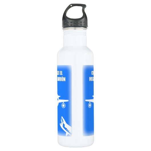 Cuidado El MEga-Tiburon Waterfles (Voorkant)