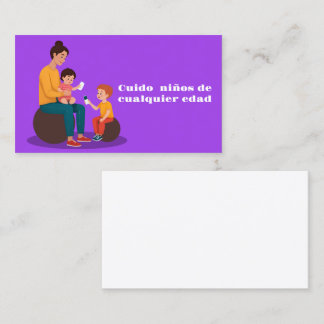 Cuido ninos visitekaartje