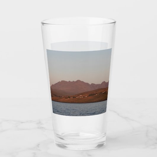Cuillin Hills Rode Zonsondergang Isle of Skye Scho Glas (Voorkant)