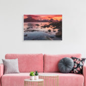 Cuillins vanuit Elgol Isle of Skye Canvas Afdruk (Insitu (Woonkamer))