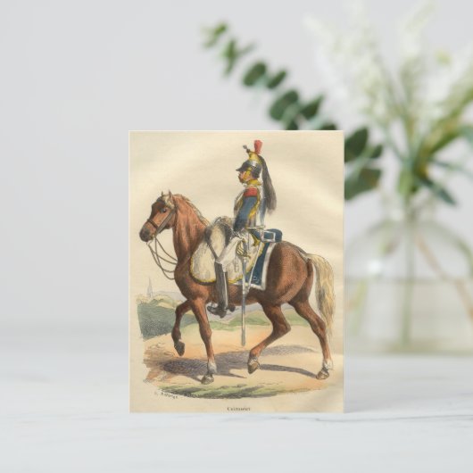 Cuirassier Briefkaart (Staand voorkant)