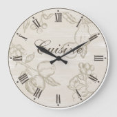 Cuisine Franse  wandklok (Voorkant)